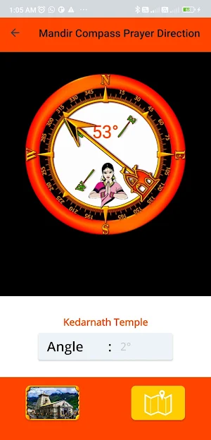 Ayodhya Ram Mandir Compass Screenshot 3