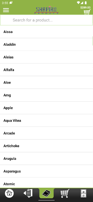 Shapiro Produce App Screenshot 2