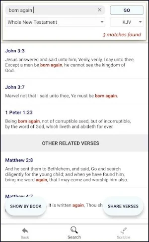 Bible Tool - Bible Search, Audio, Interlinear Screenshot 2