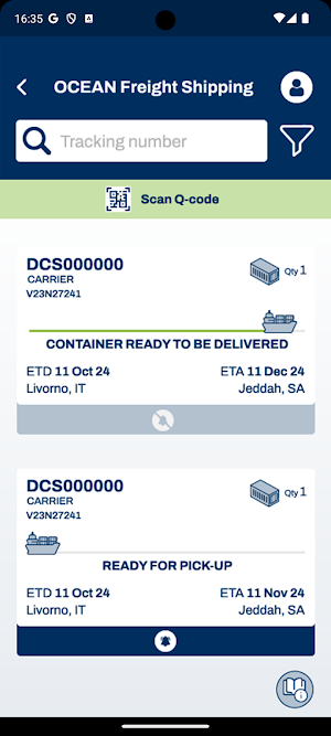 DCS Group – Global Tracking Screenshot 1