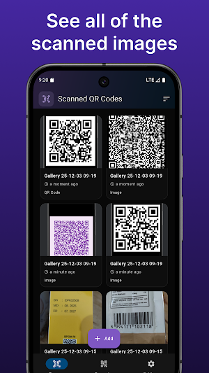 QR Code Scanner and Generator Screenshot 2