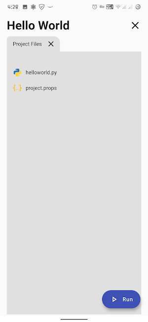Python IDE Mobile - IDE for Python 3 Screenshot 1