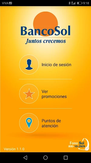 BancoSol Móvil Screenshot 0