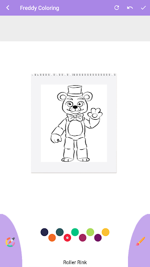 Coloring for Five Freddy Screenshot 1