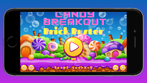 Candy Breakout Brick Buster Screenshot 0