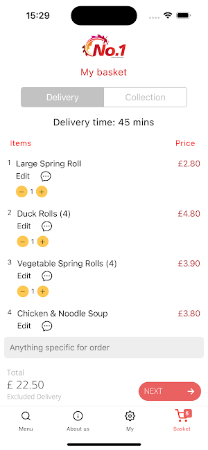 1 Kendal Chinese Takeaway Screenshot 3