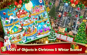 Hidden Object Christmas Puzzle Screenshot 2