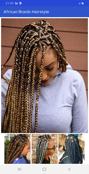 African braids hairstyle 2020 😍 - offline Screenshot 3
