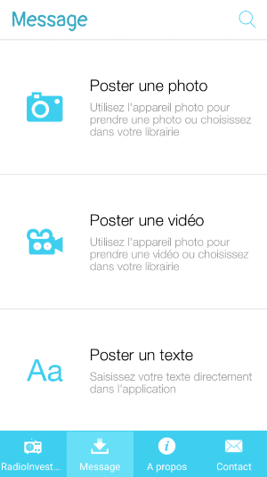 RadioInvest Be Screenshot 1