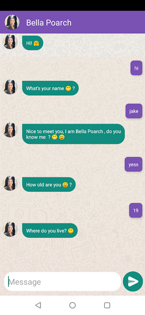 Bella Poarch Fake Video Call Screenshot 3