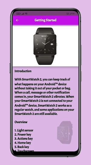 sony smart watch 2 sw2 guide Screenshot 2