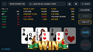 Bola Tangkas Video Poker Screenshot 1