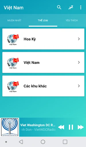 Vietnam radios online Screenshot 2