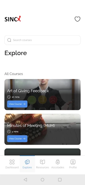 SincX Learn Screenshot 2