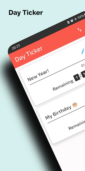 Day Ticker Screenshot 0