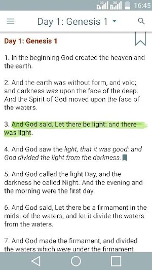 Chronological Bible - King James Version Screenshot 0