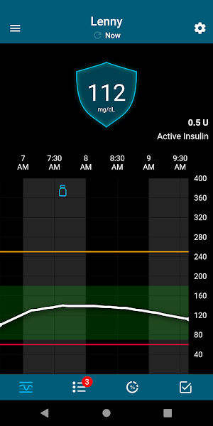 CareLink™ Clinical Screenshot 1