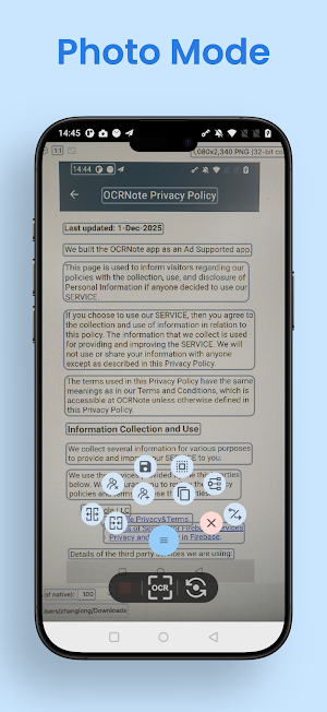 OCRNote (OCR Text Scanner) Screenshot 3