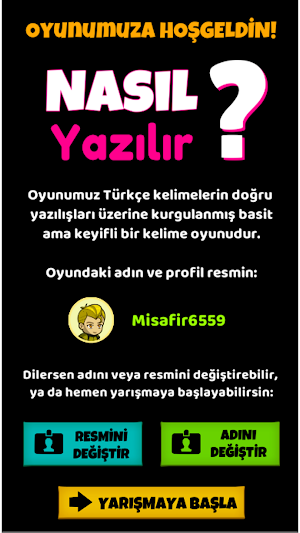 Nasıl Yazılır - Kelime Oyunu Screenshot 0