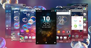 bubbles | Xperia™ Theme Screenshot 0