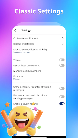 Emoji Messages SMS Screenshot 3