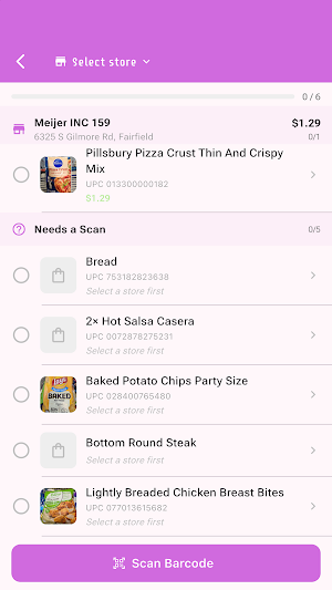 Pinch Savings Screenshot 1