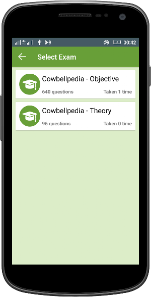 Cowbellpedia TestDriller Screenshot 1