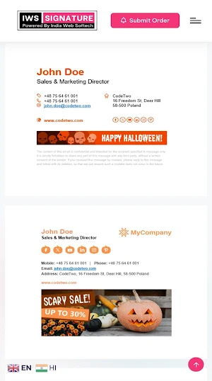 Email Signature Maker Screenshot 0