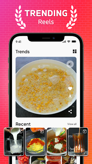 1 Min Recipe - QuickBite Chef Screenshot 2
