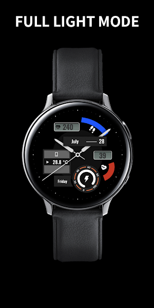 Electronic graphics WatchFace Screenshot 0