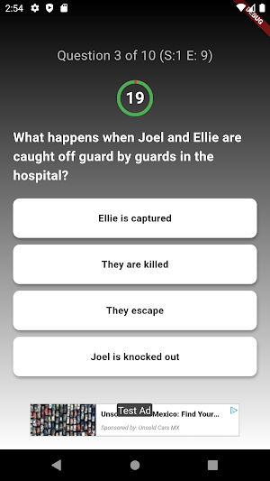 The Last of Us Trivia Quiz Screenshot 3