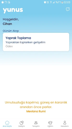 Yunus : Ebeveyn Destek Screenshot 0