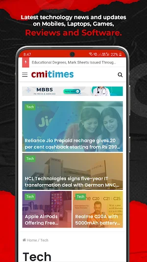 CMI Times screenshot 7