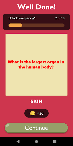 Human Body General Knowledge Screenshot 1