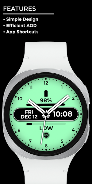 Night 132 - Analog Watch Face Screenshot 1