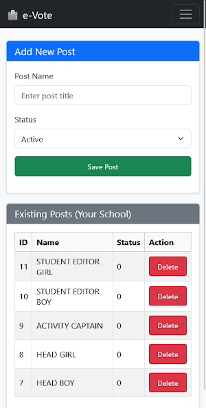 School Voting Screenshot 3