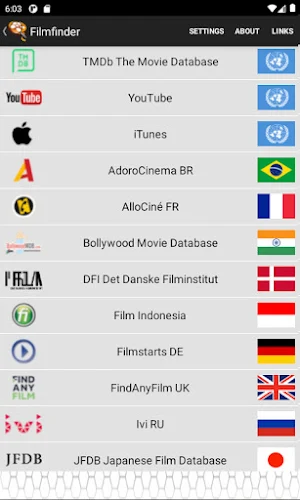 Filmfinder Screenshot 0