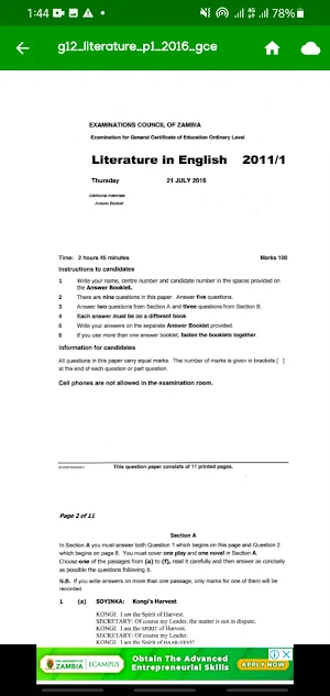 Past Papers | G12 Screenshot 2