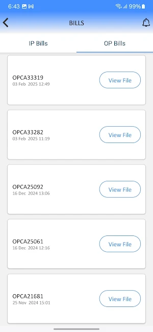 DHEE Patient Portal Screenshot 3