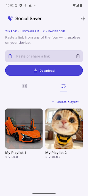 Social Saver Screenshot 1