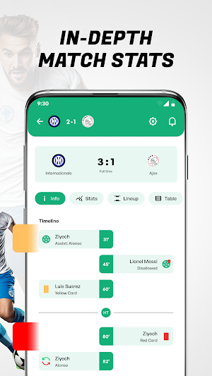 ScoreBuzz – Soccer Live Scores Screenshot 2