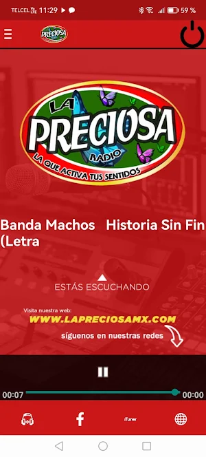 La Preciosa MX Radio Screenshot 2
