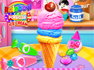 Rainbow Ice Cream Popsicles Screenshot 3
