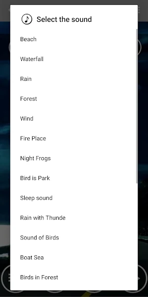 Mood : Nature Sleep Sounds Screenshot 1