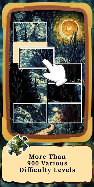 JigsortingRelaxPuzzle: Vincent Screenshot 3