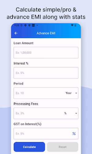 Instant Loan : EMI Calculator Screenshot 3