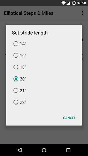 Elliptical Steps & Miles Screenshot 1
