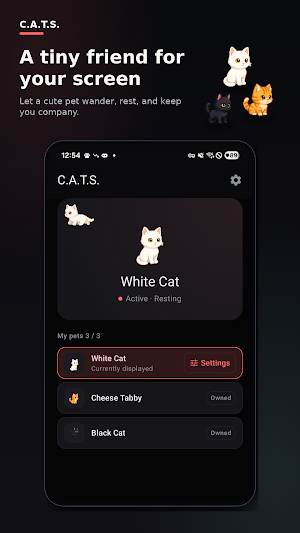 CATS - Cute Screen Pets Screenshot 0