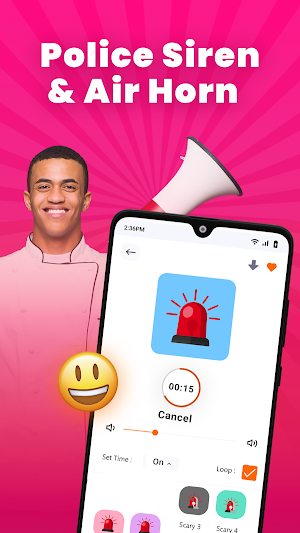 Funny sounds prank app Screenshot 2