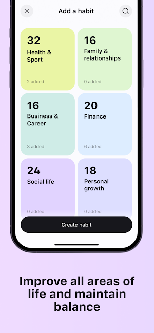 The Habit Maker. Goal tracker Screenshot 2